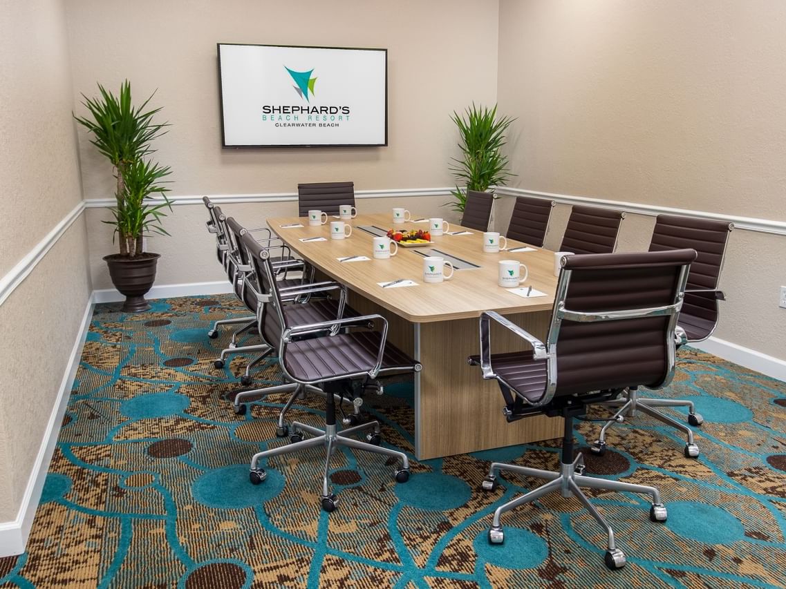 Meeting room at Palm room in Shephard's Beach Resort