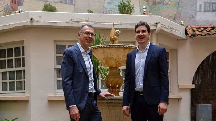 An image of businessmen at Hotel Astoria Vatican