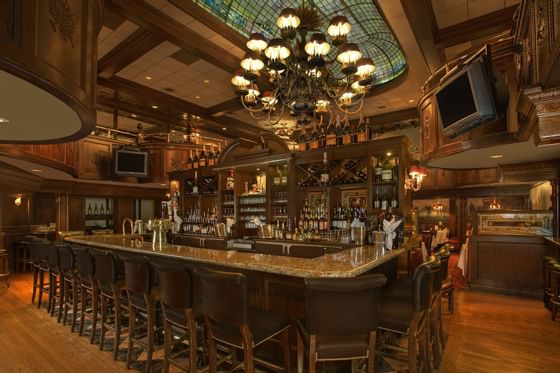 Victorian hotel bar