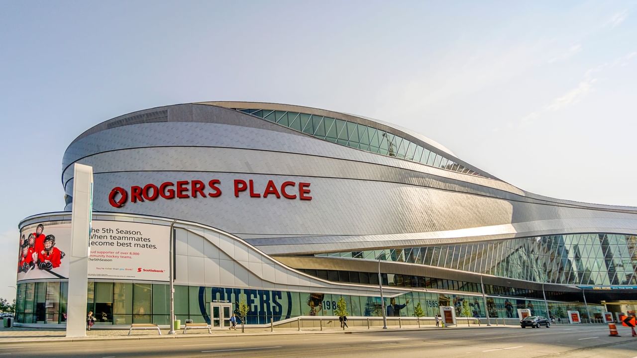 Exterior of Rogers Place