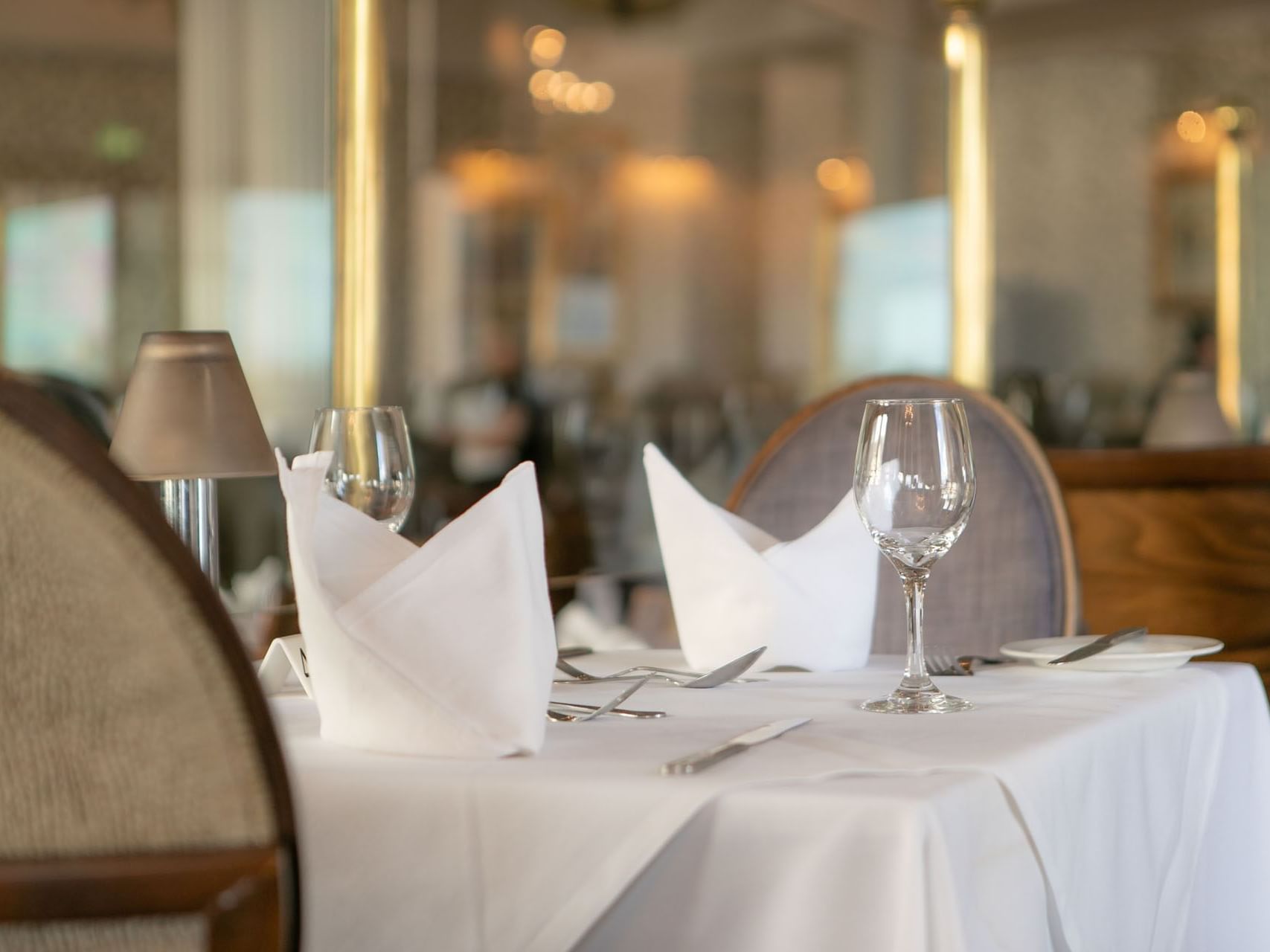 Well-arranged dining table, The Imperial Hotel Blackpool