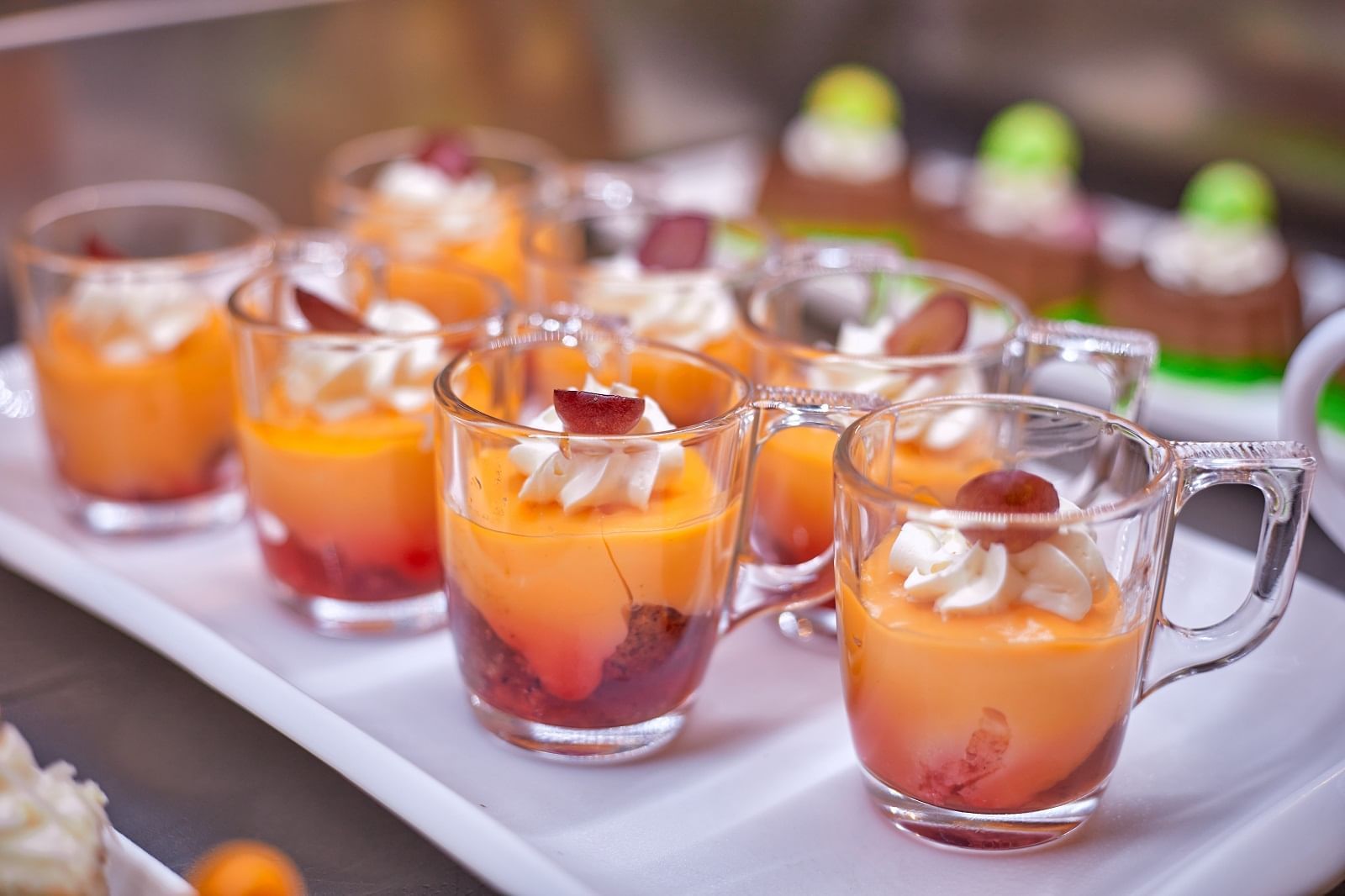Desserts from Rumoka Restaurant at Goma Serena Hotel