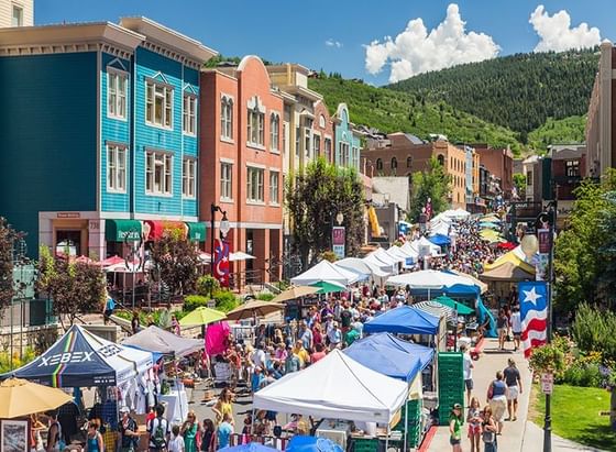 Summer Weekly Park Silly Sunday Market on Historic Main Street