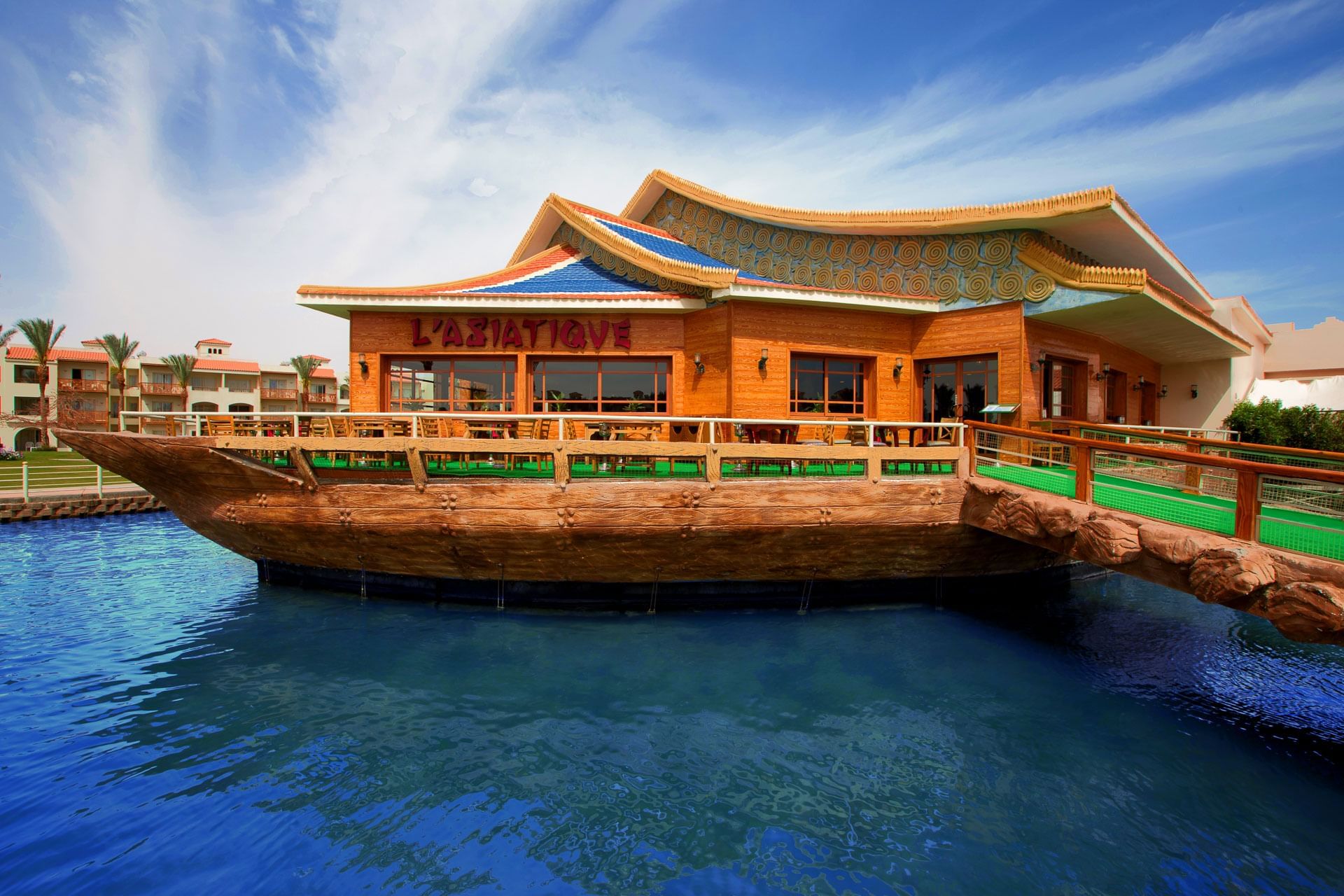 L'Asiatique Restaurant at Pickalbatros Dana Beach Resort in Hurghada