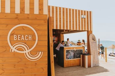 Beach near The Magnolia Hotel