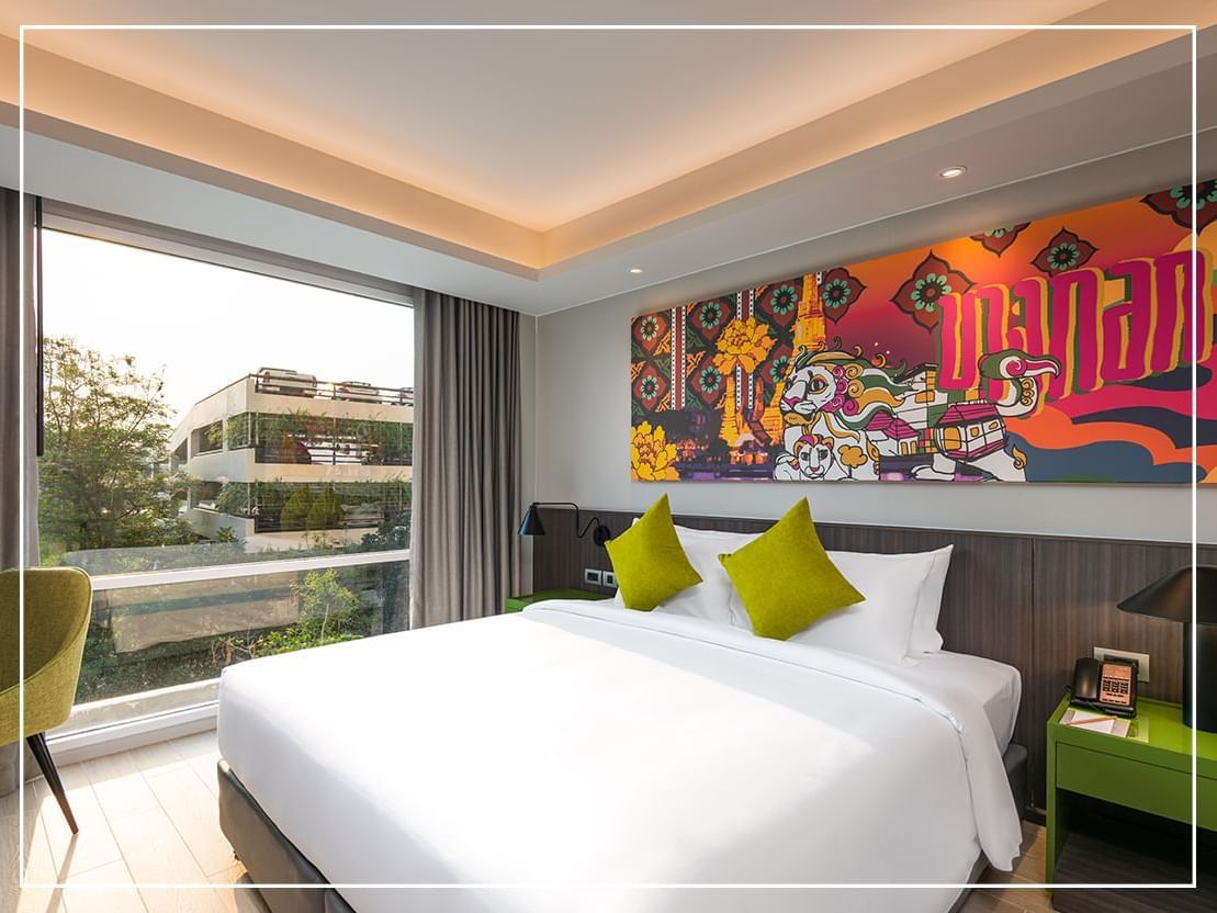 Interior of Deluxe Family Triple at Maitria Hotel Rama