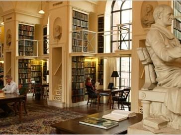 Interior of Boston Athenaeum Library near The Godfrey Hotel