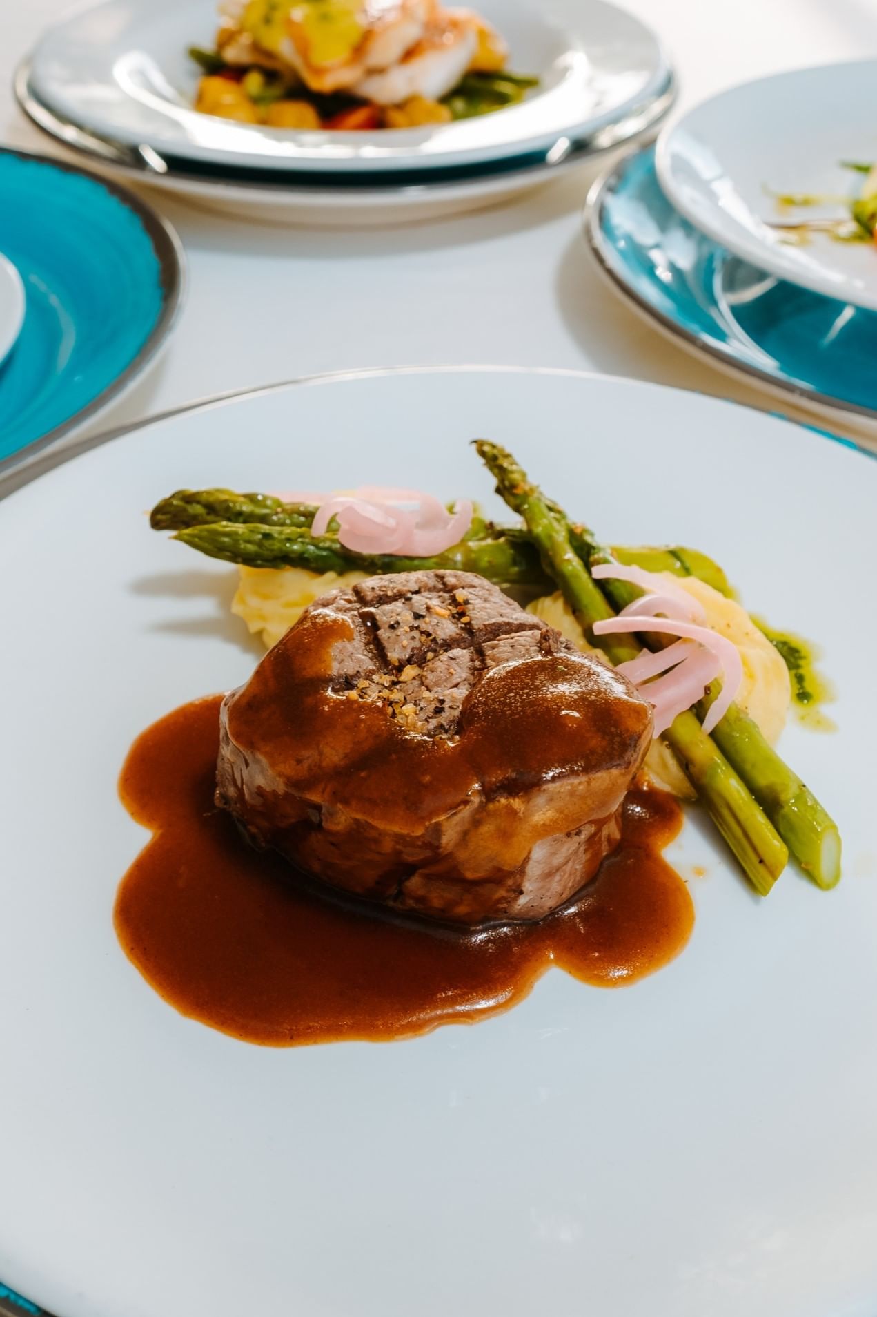 Filet Mignon with vegetables