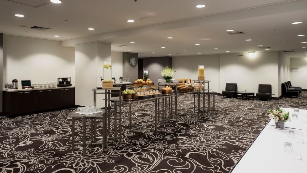 Refreshments served in Function Foyer at Novotel Melbourne