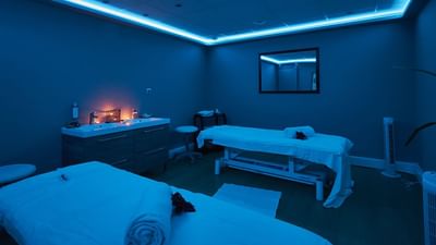 Cabine double du ForgesSpa pour un moment de détente en duo