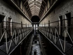 Interior of Old Melbourne Gaol near Brady Hotels Jones Lane