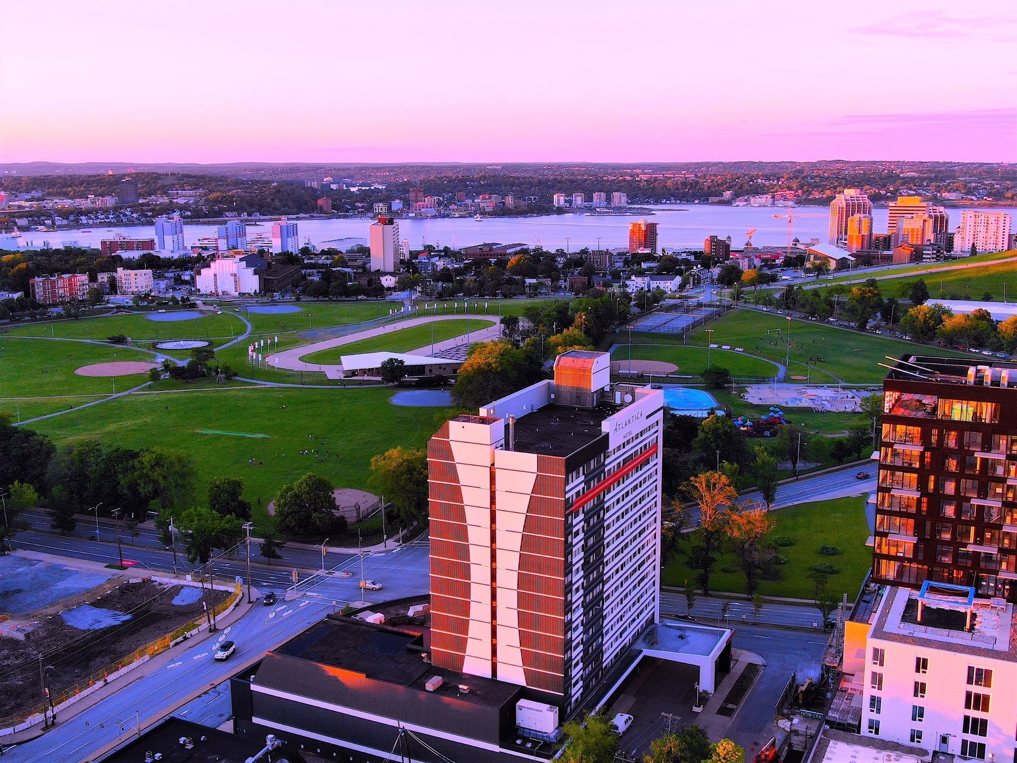 Aerial view of the Hotel at Atlantica Hotel Halifax