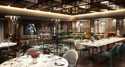 Interior & decor of Cilantro Restaurant & Wine Bar at MiCasa All Suite Hotel KL