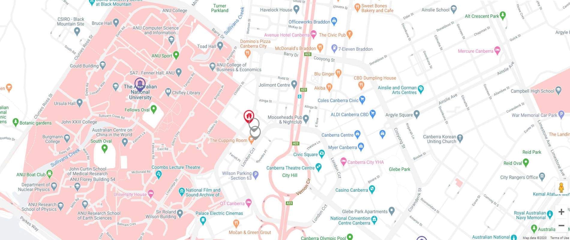 Student Living Academie House Map