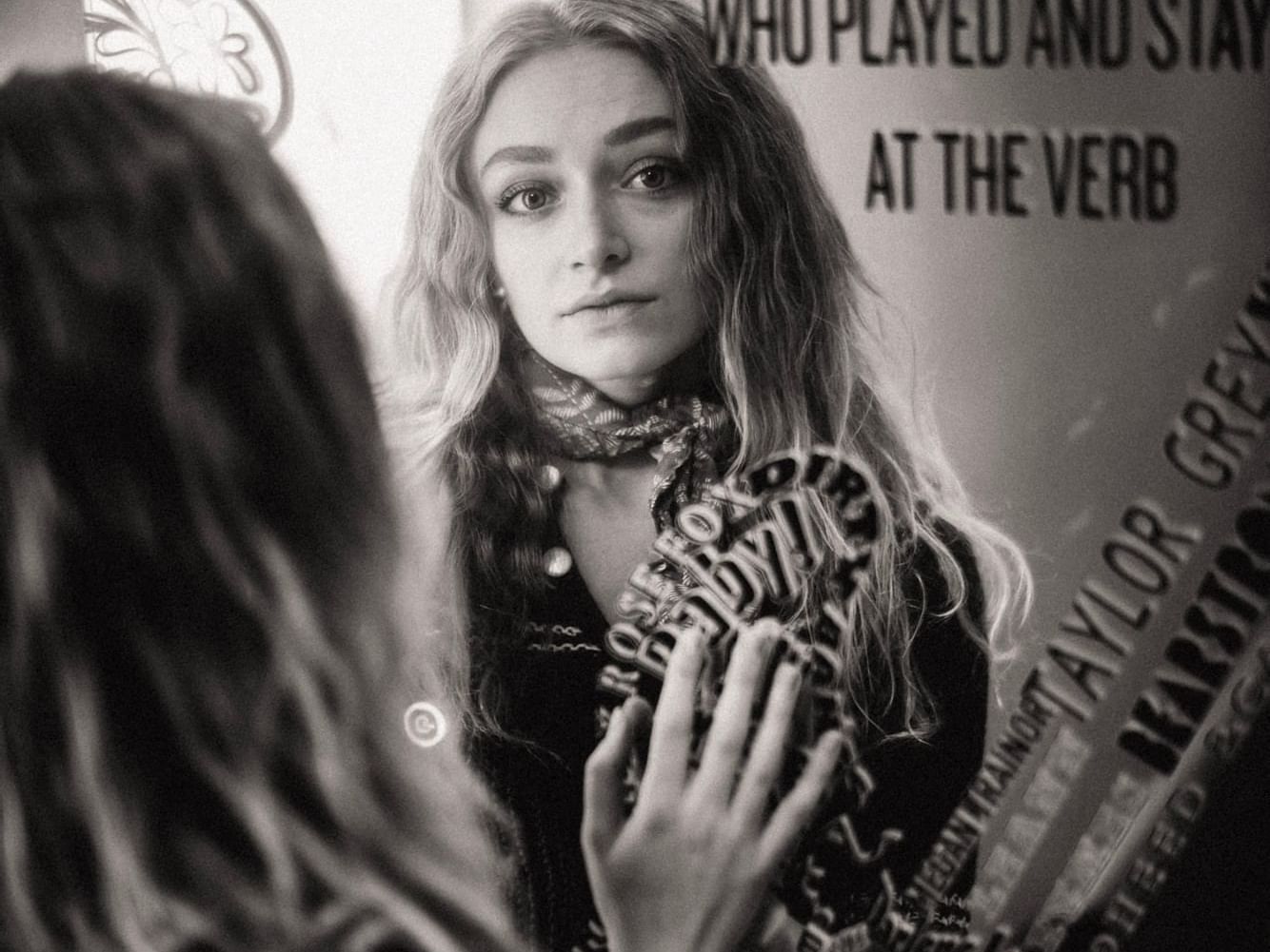 woman in mirror
