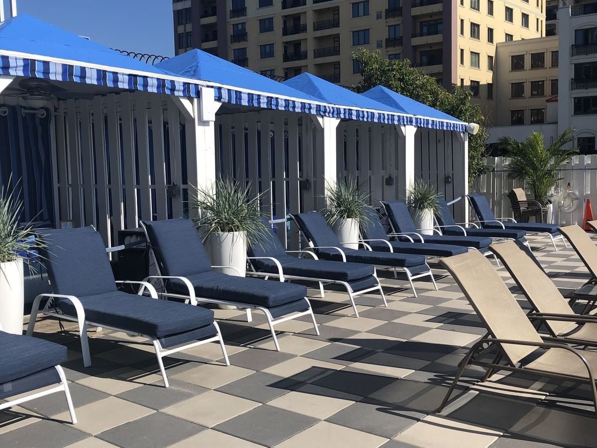 Poolside Cabanas at the Berkeley Oceanfront Hotel Asbury Park