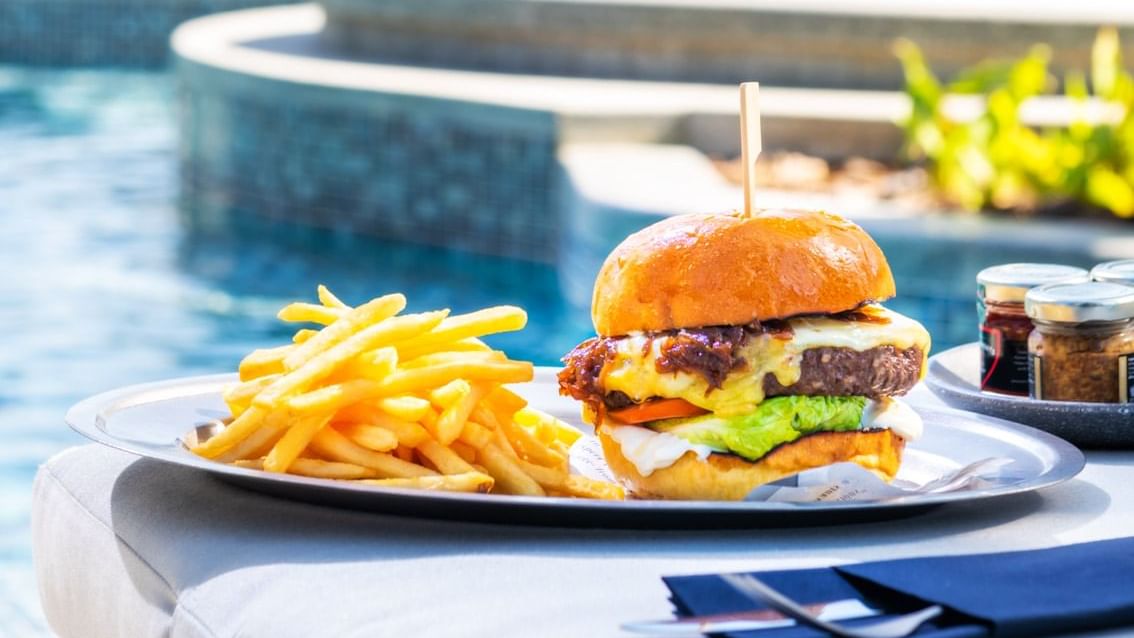 Malibu Deck, Pool Bar & Lounge Live Sports on our Big Screen