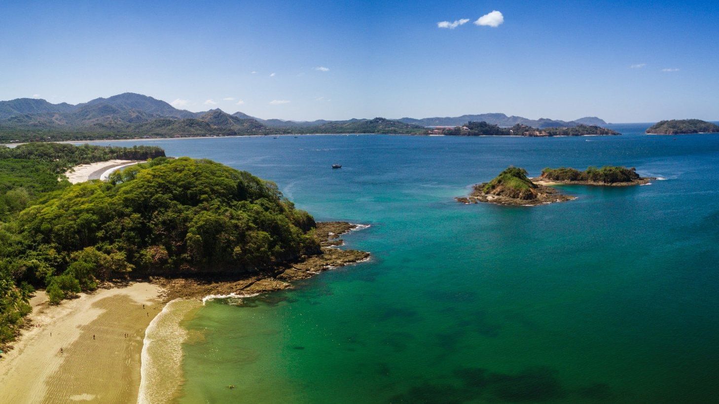 Aerial view of the Ocean near Buena Vista Del Rincon