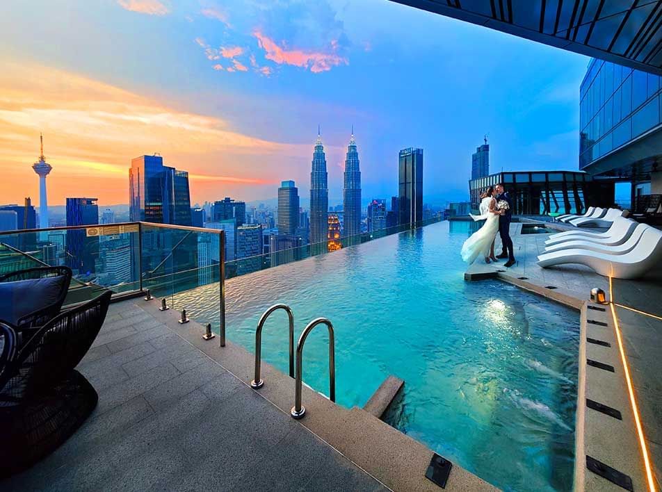 Pool Wedding Venues at Imperial Lexis KL