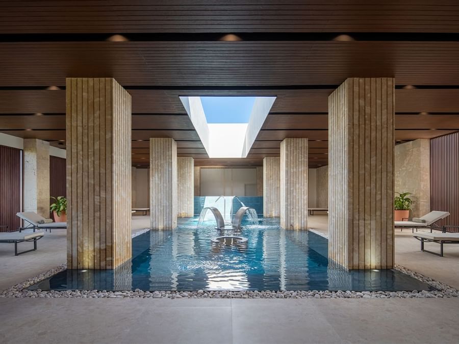 Indoor pool in Feel Spa at Live Aqua Beach Resort Punta Cana