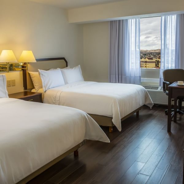 Two double beds in Superior Room at Fiesta Room