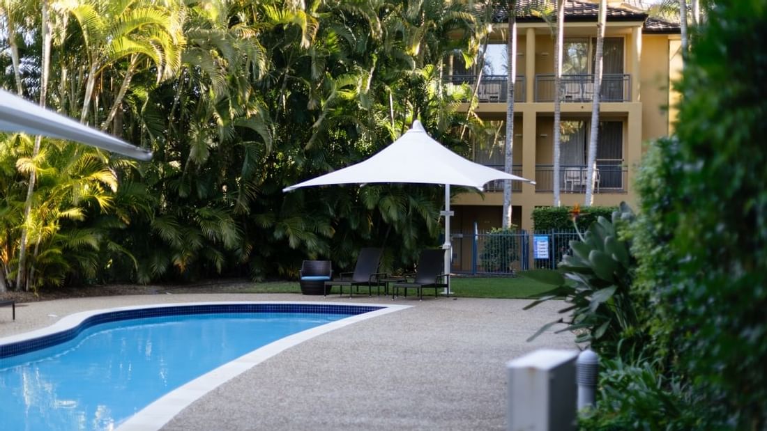 View of the Billabong Pool at Mercure Gold Coast Resort