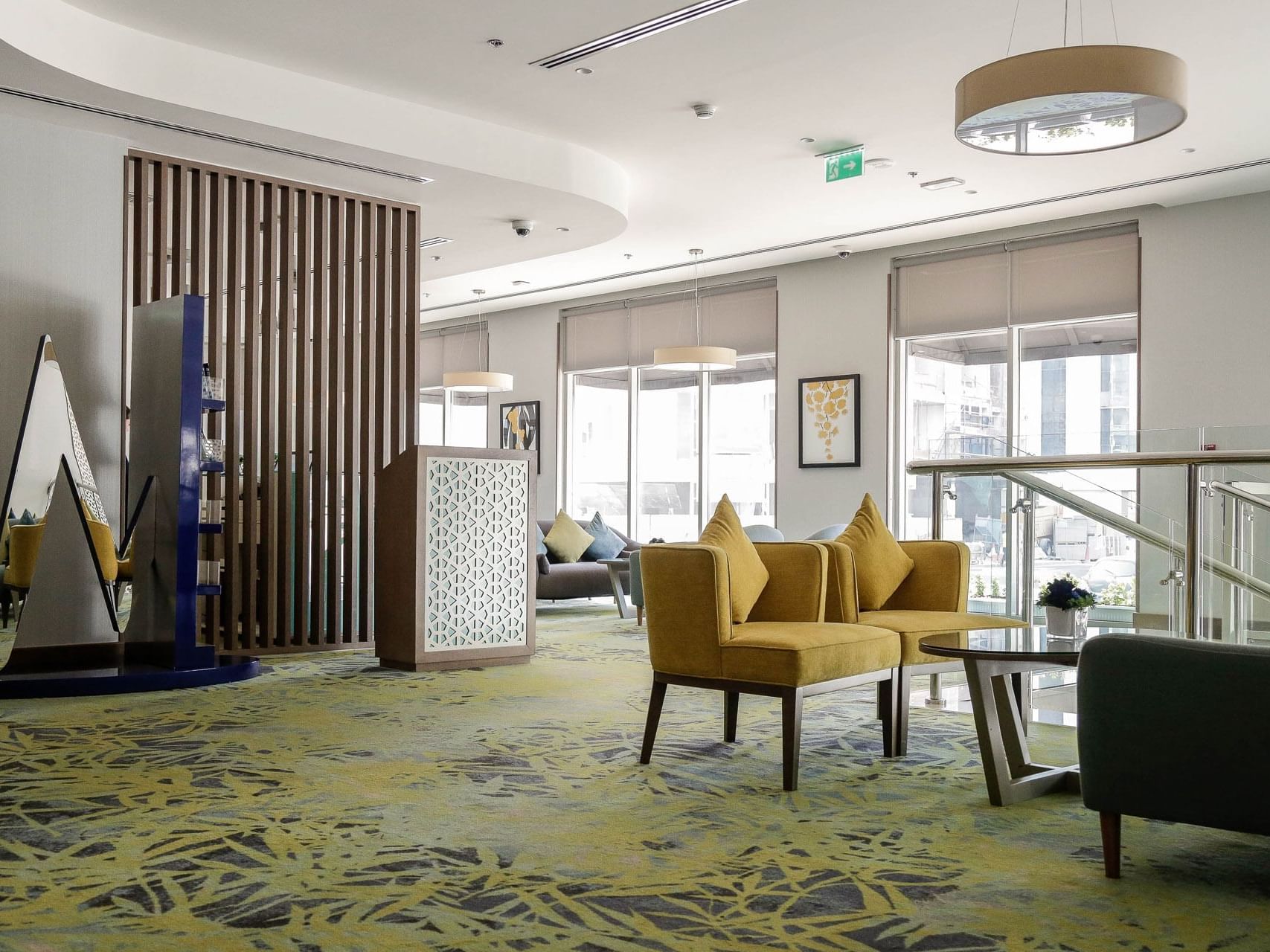 Lobby & lounge area at Mena Plaza Hotel