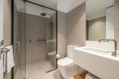 Bathroom of Two Bedroom Apartment at Nesuto Docklands