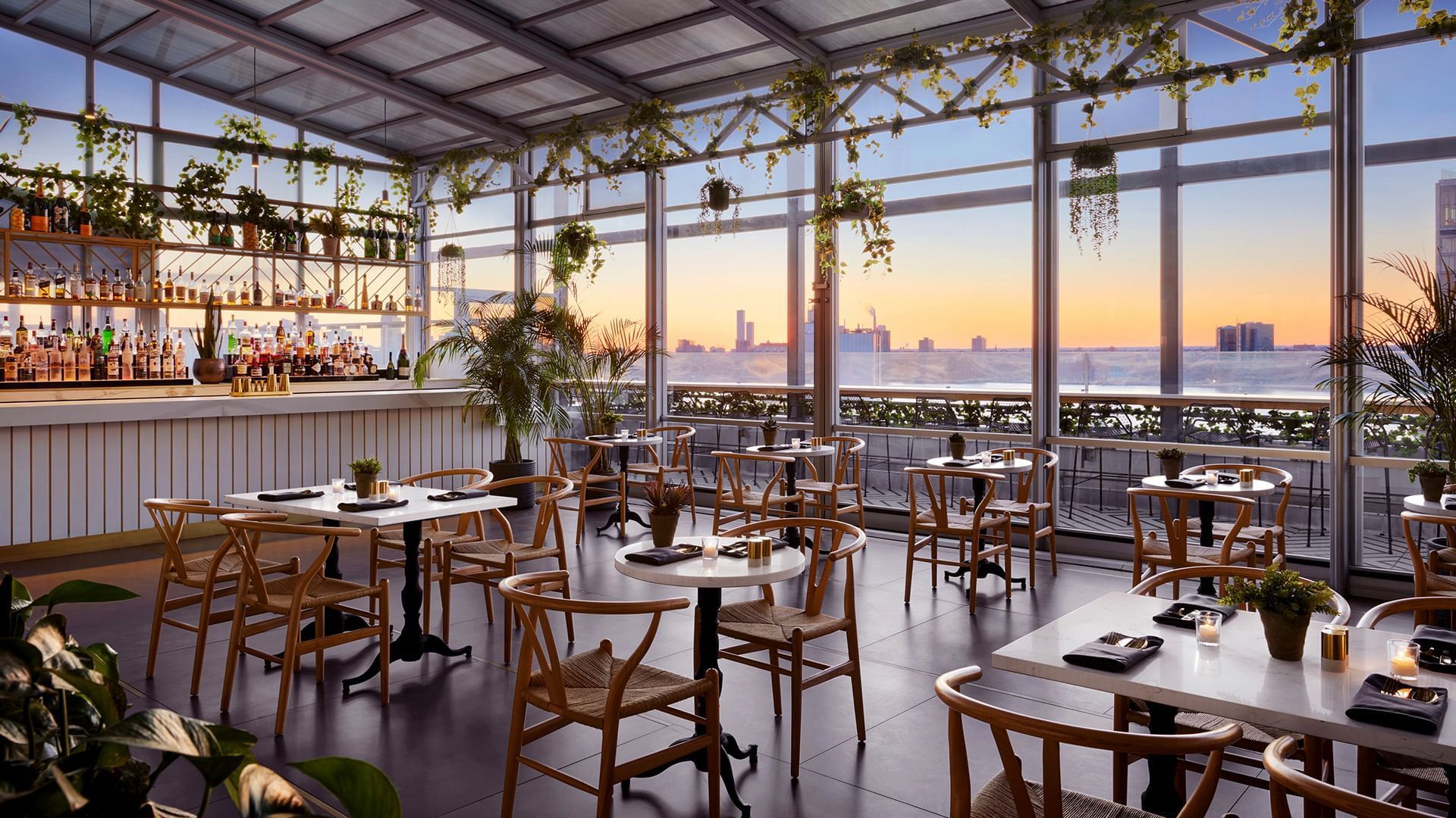 Meatpacking restaurants with a view - Gansevoort hotel New york 