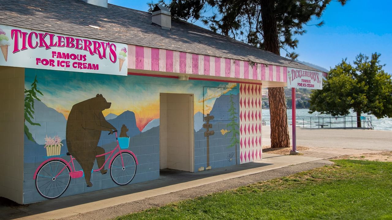 An ice cream shop
