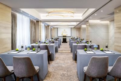 Classroom Setup in the VIP Room at Park Hotel Hong Kong