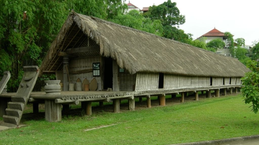 Exterior view of an exhibit in Vietnam Museum of Ethnology near Sunway Hotel Hanoi