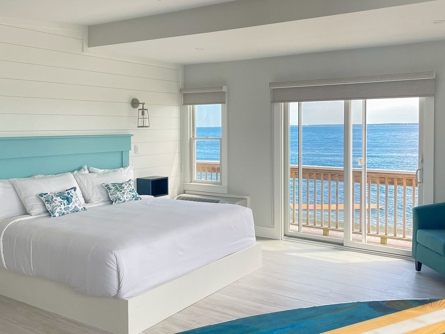 Interior of the Corner Suite Ocean View at Falmouth Tides