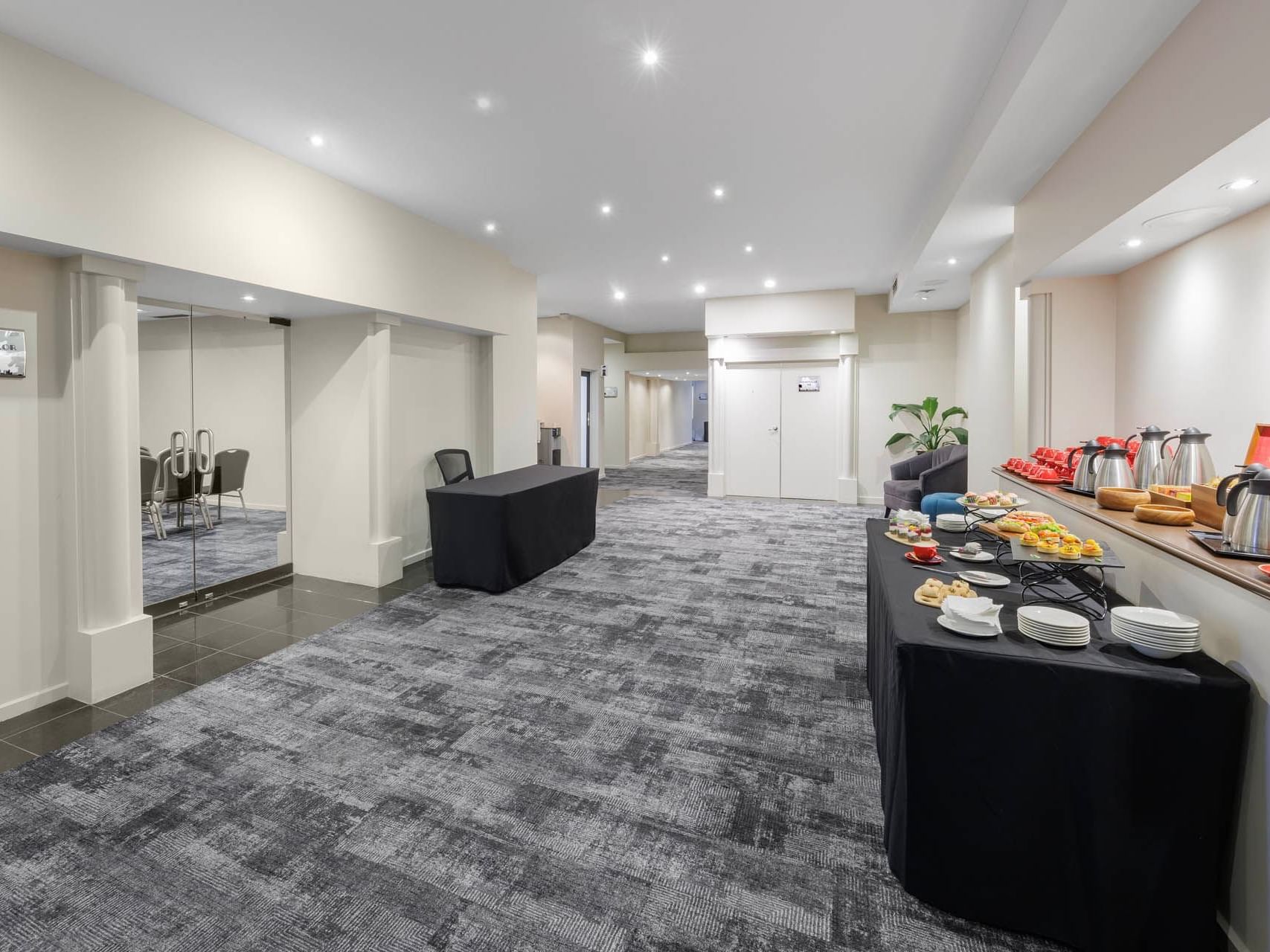 Entrance view of a meeting room at Grand Chancellor Melbourne