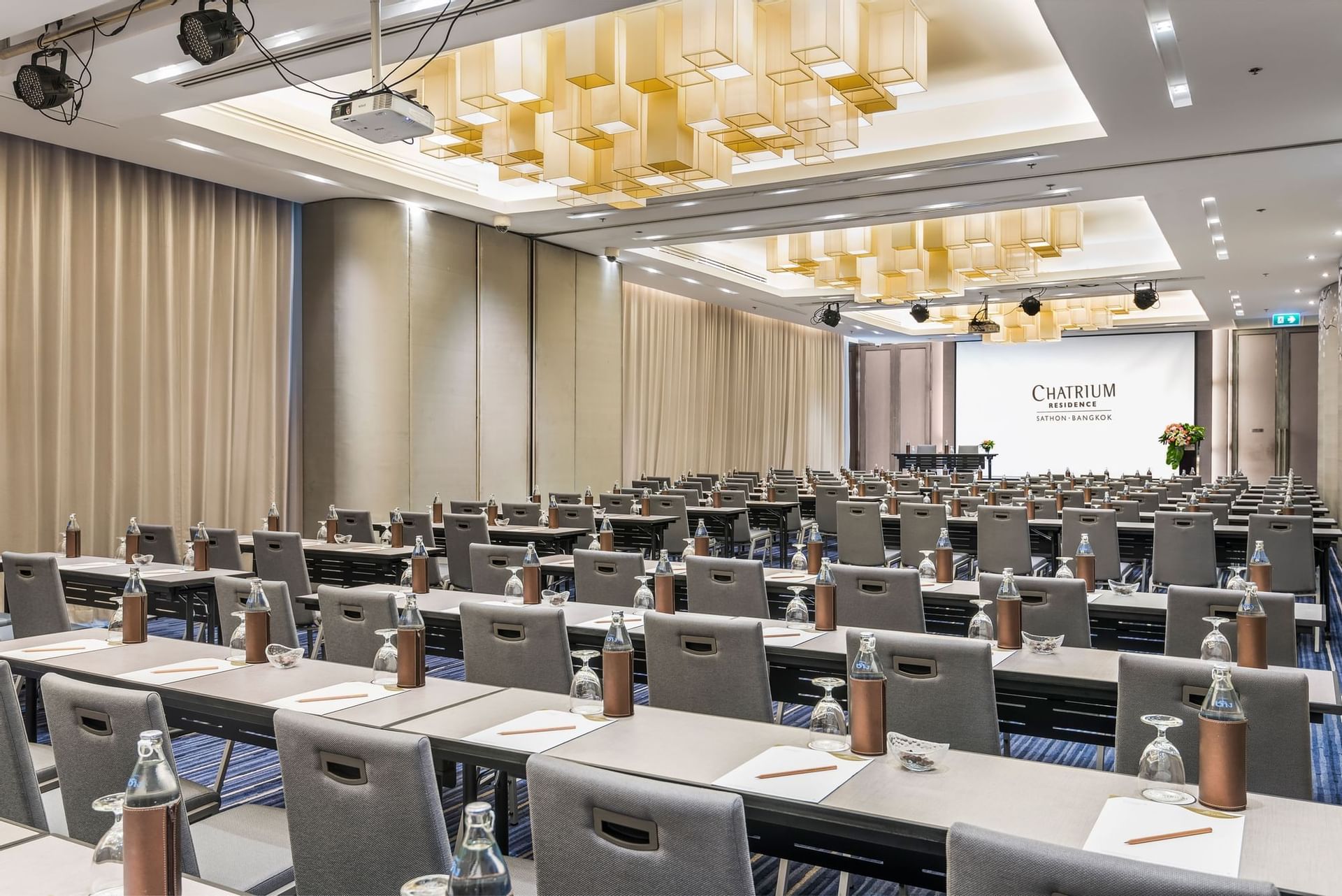 Classroom set-up in Meeting room, Chatrium Hotels & Residences