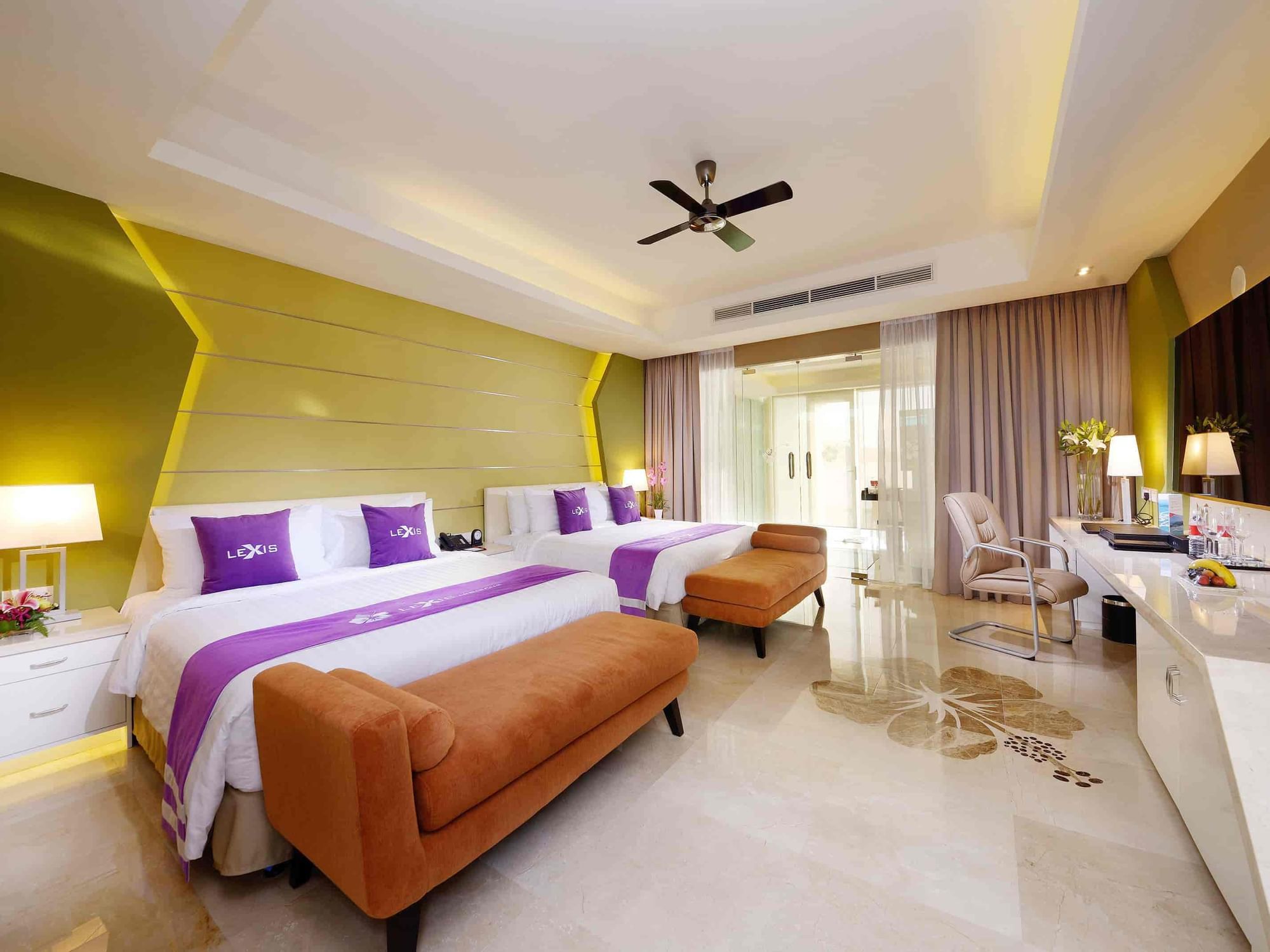 Sea view Premium Pool Villa Room with 2 king size beds - Lexis Hibiscus® Port Dickson