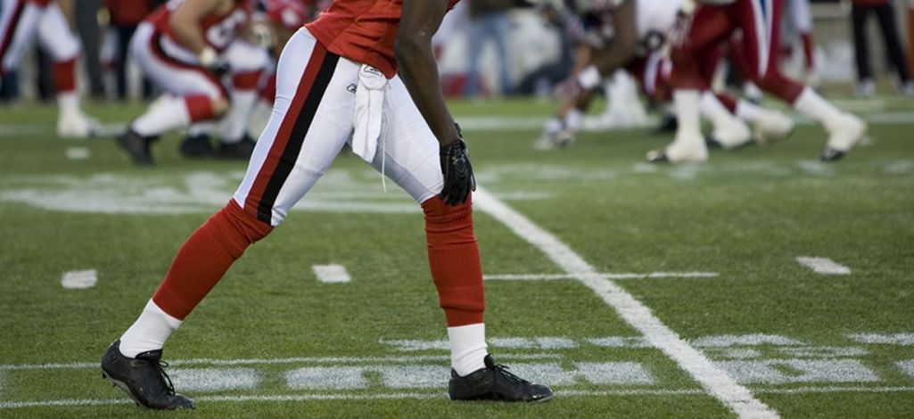 Calgary Stampeder football player