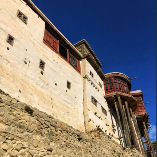 An Exterior view of Karimabad near Serena Altit fort