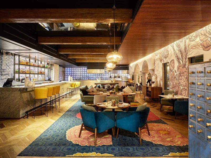 Zibu Allende dining and bar at Live Aqua Urban Resort
