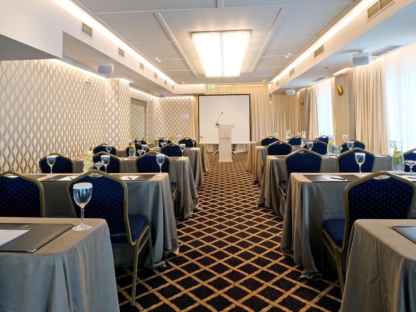 Phaedra Hall arranged for an event at St. George Lycabettus