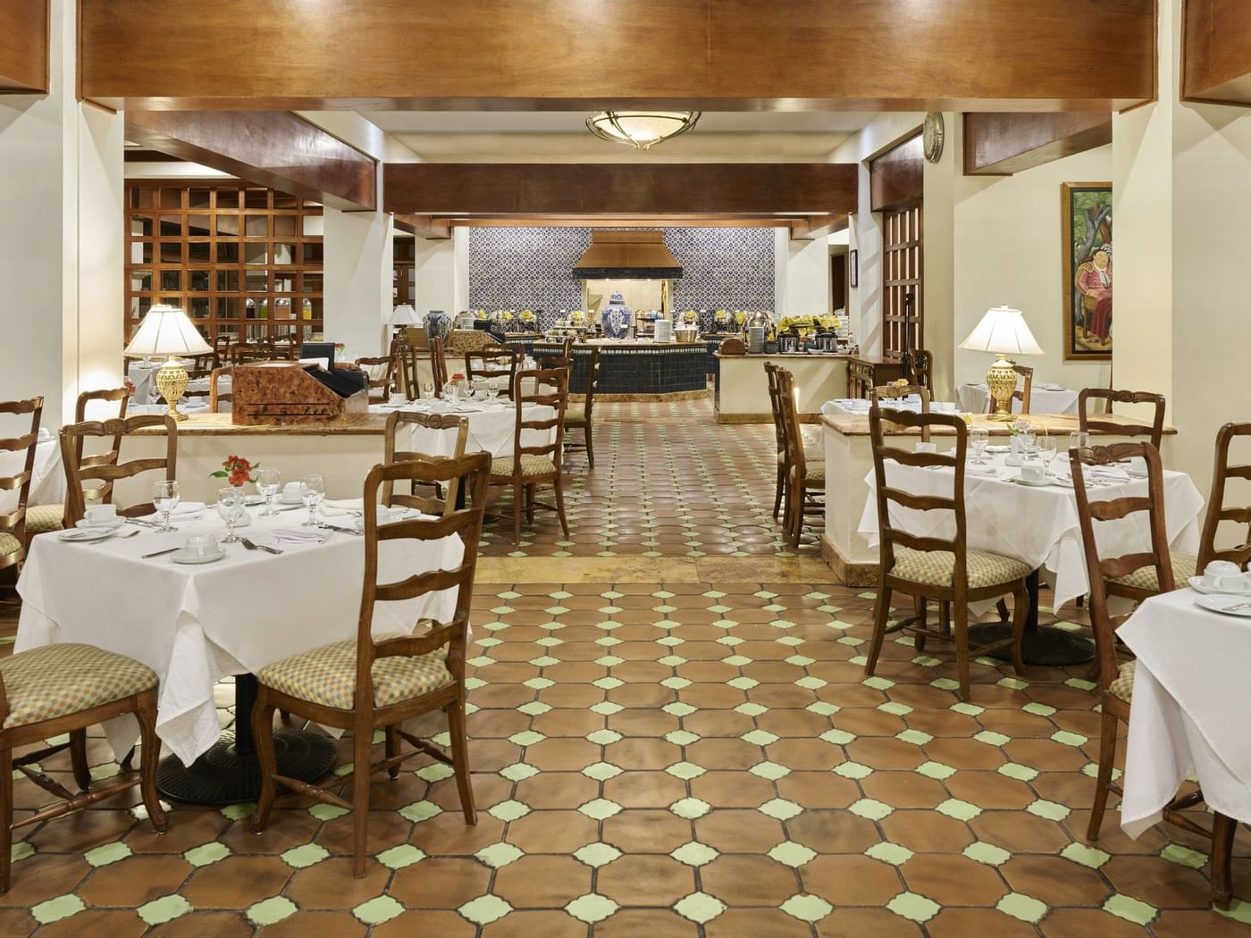 Interior of the Restaurante La Fronda at FA Aguascalientes