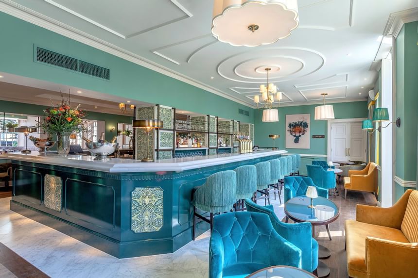 Interior view of a bar area at Richmond Hill Hotel