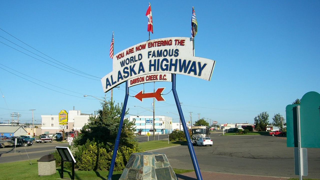 Alaska Highway Mile ‘0’ milepost