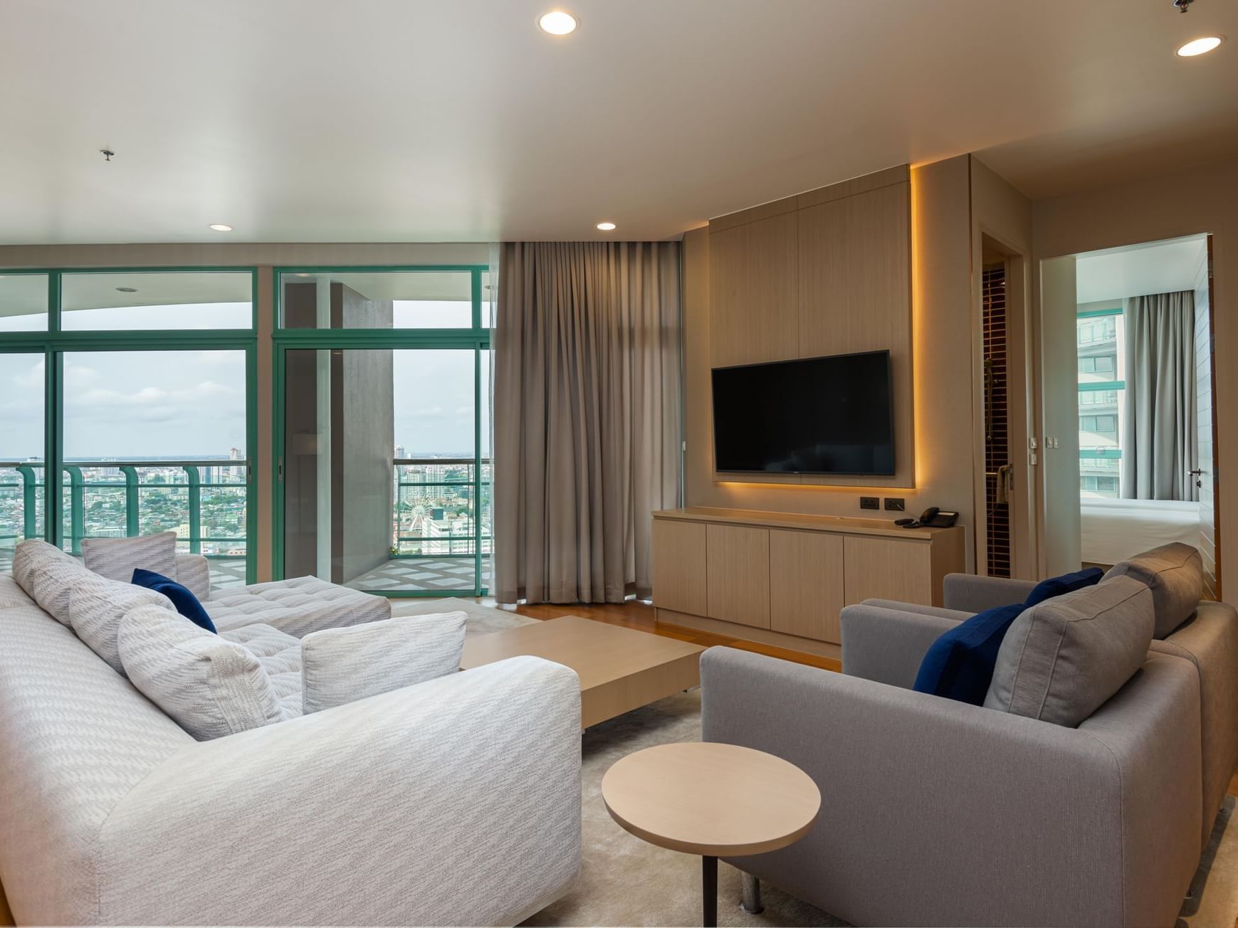 Living room area at Chatrium Hotel Riverside Bangkok