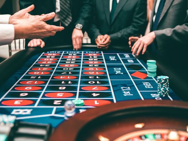 Roulette table