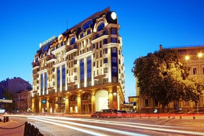 Intercontinental Kyiv hotel full view