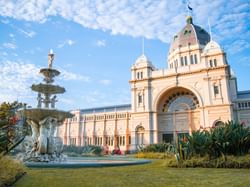 Exterior view of Royal Exhibition Building entrance near Hotel Grand Chancellor Melbourne