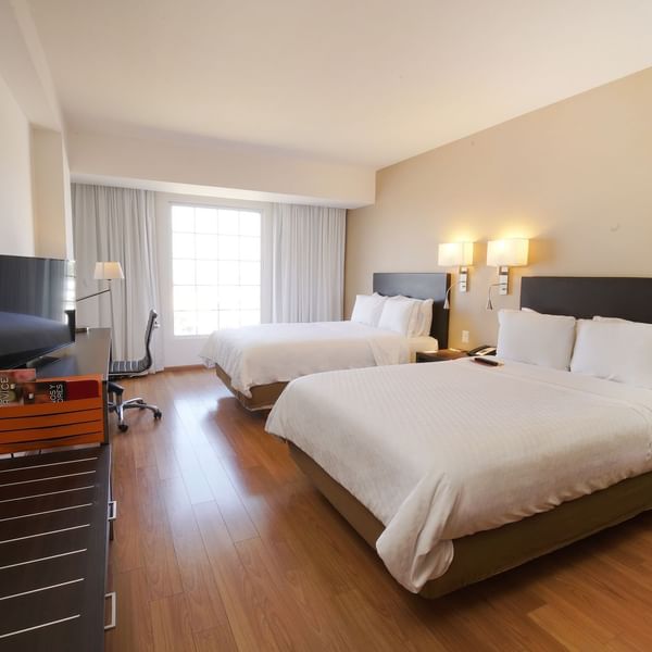 Two Double beds in Superior Room at Fiesta Inn