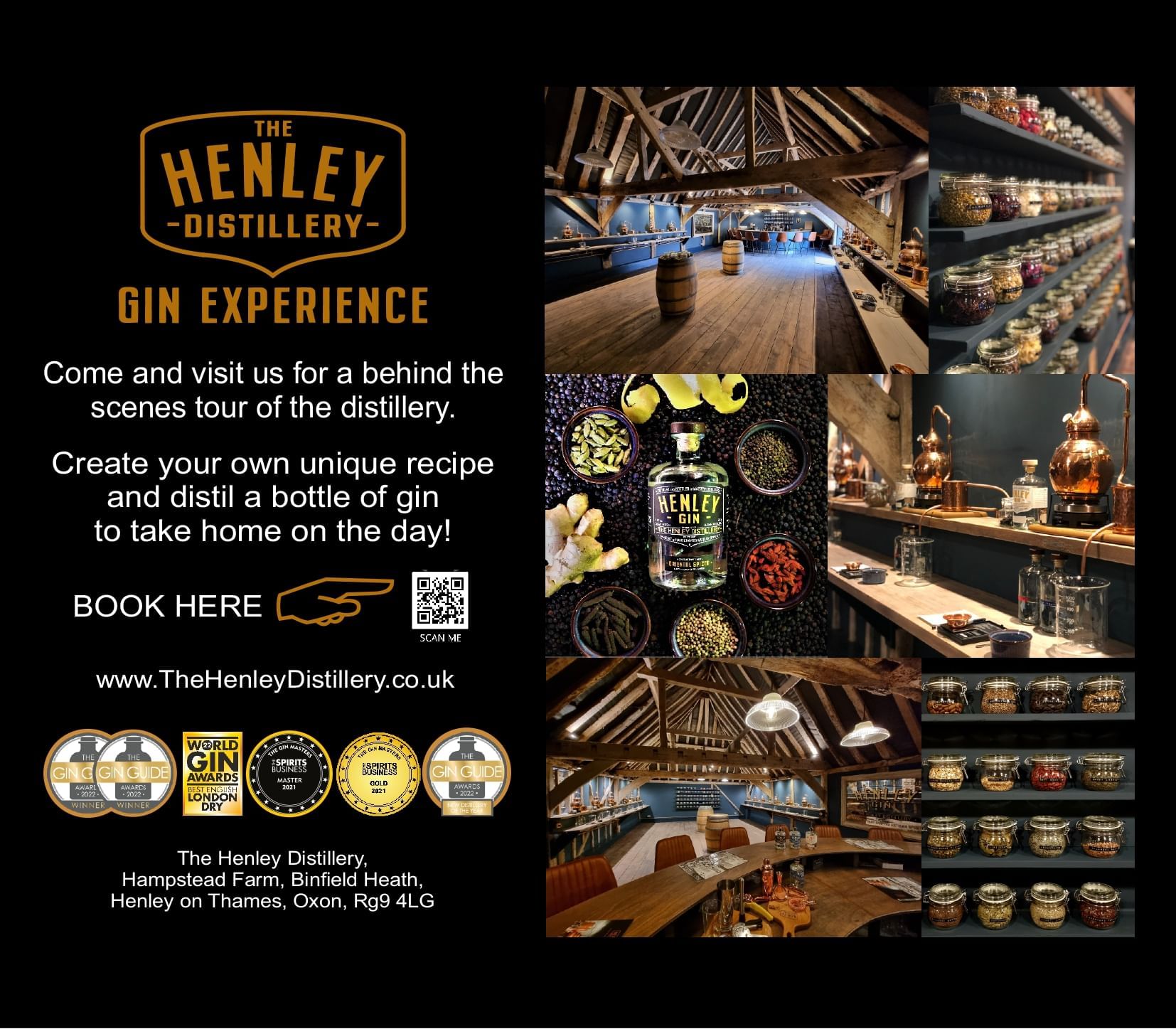 The Ultimate Gin Masterclass Experience, Henley Distillery