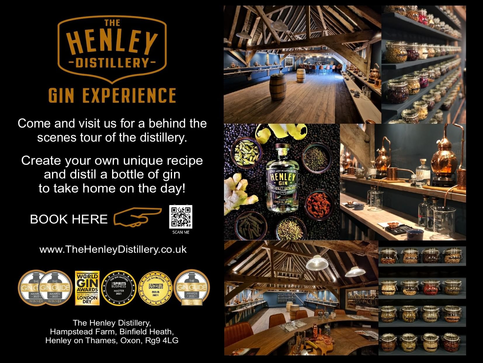 The Ultimate Gin Masterclass Experience, Henley Distillery